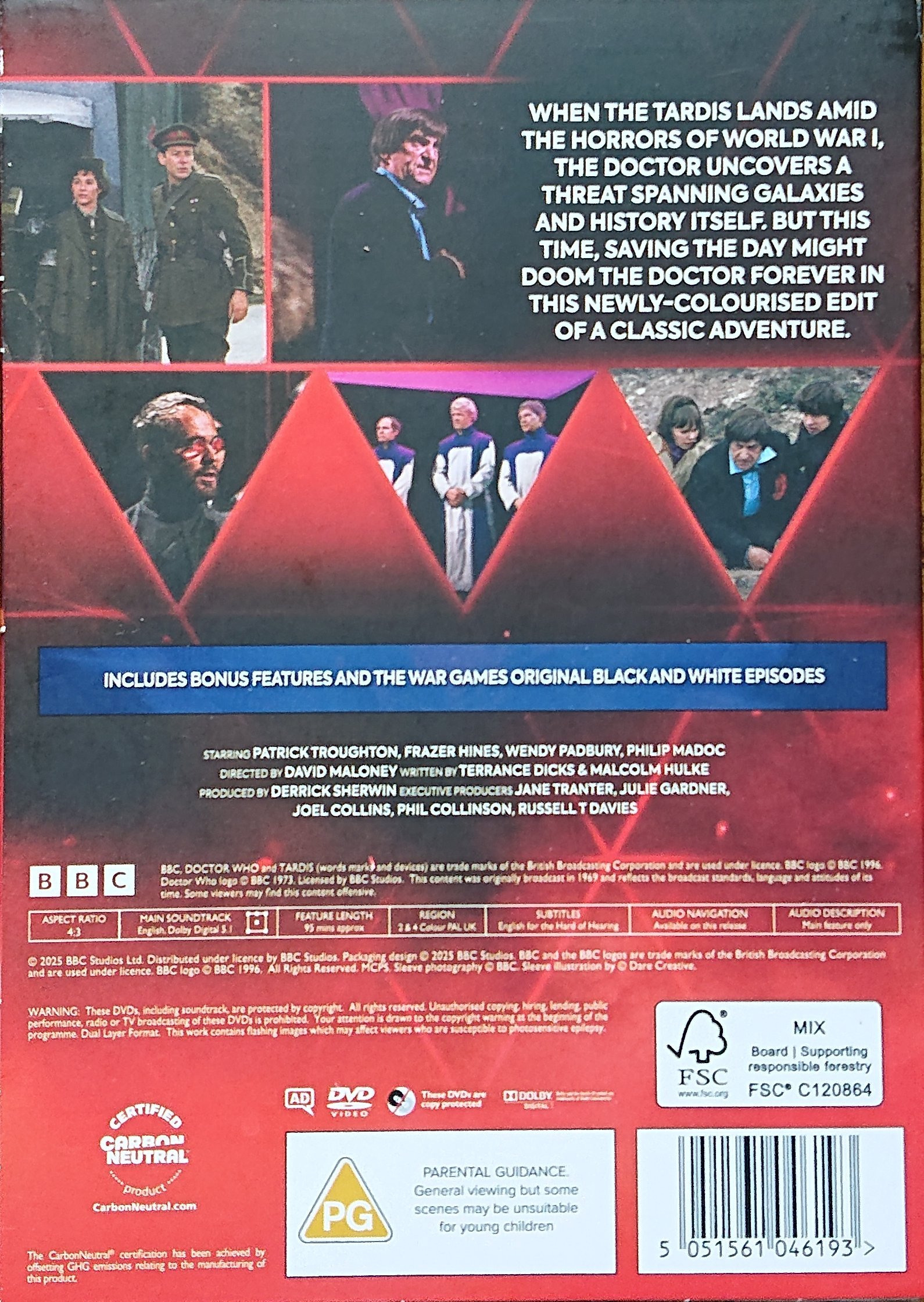 Back cover of BBCDVD 4619